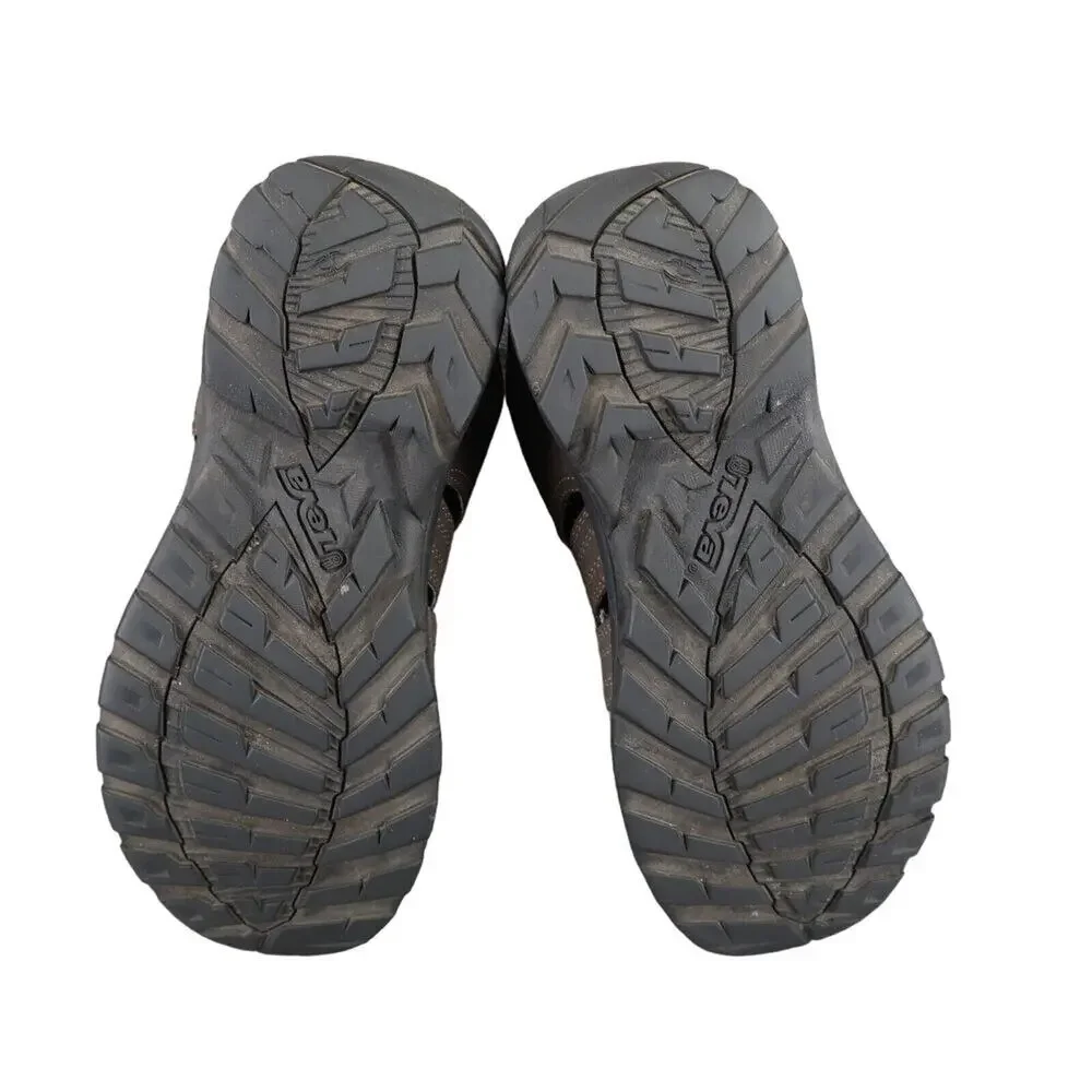 Teva Shoes Men 8 Sandal Fisherman Kitling Slip On Closed Toe Sport Comfort Brown
